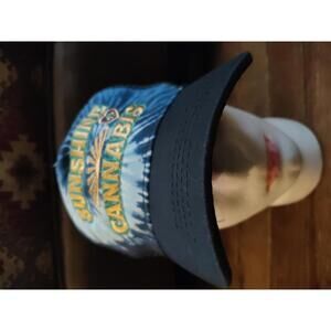 Sunshine Cannabis swag - colortone hat/cap marijuana EUC